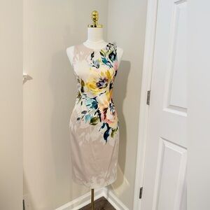 Karen Millen Multicolor Floral Midi Dress